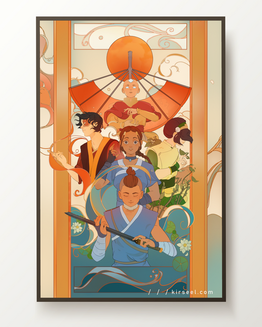 Team Avatar (gold foil print)
