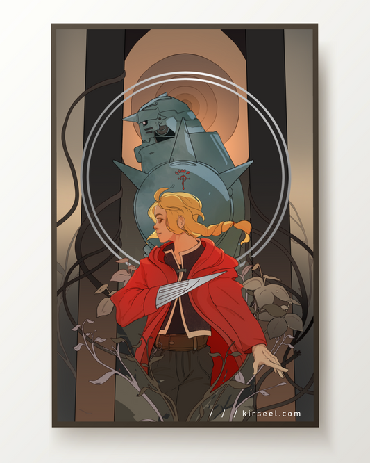 11 x 17" Brotherhood Print (Silver Foil)