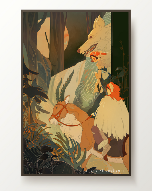 11 x 17" Forest Spirits Print