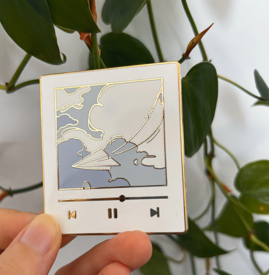 Daydreams Music Player Enamel Pin