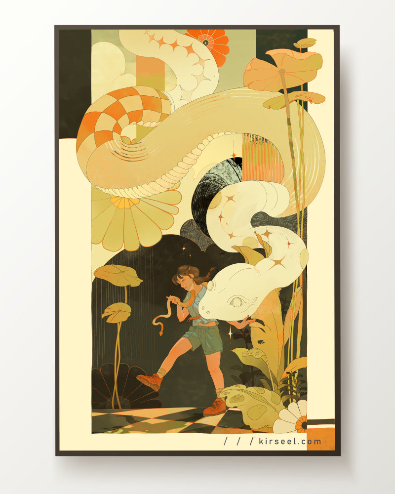 11 x 17" Year of the Snake Print