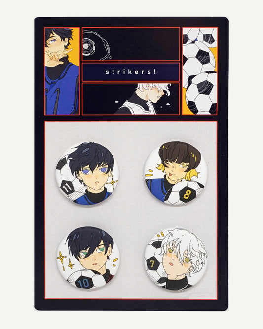 Strikers! Button Pack