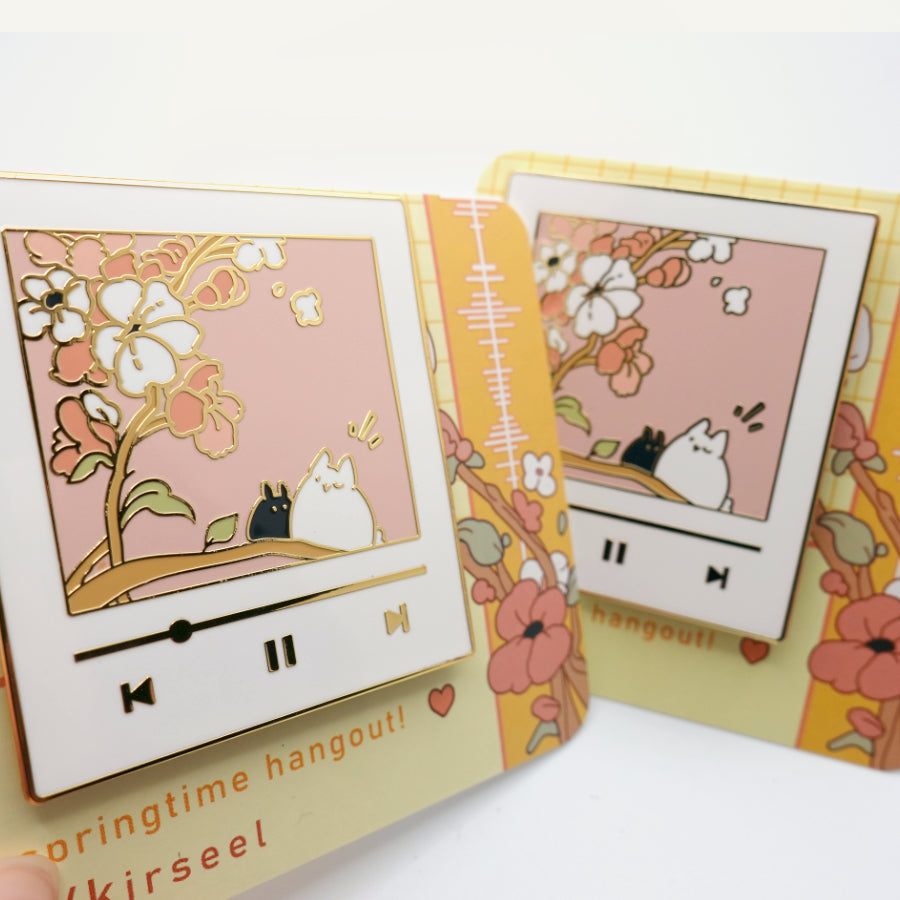 Springtime Hangout Enamel Pin