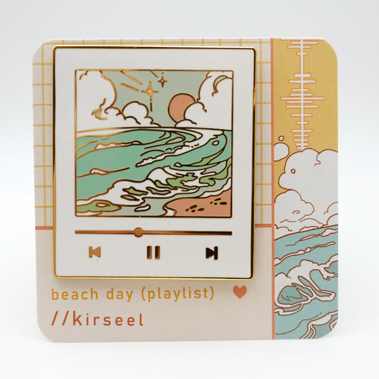 Beach Day Enamel Pin