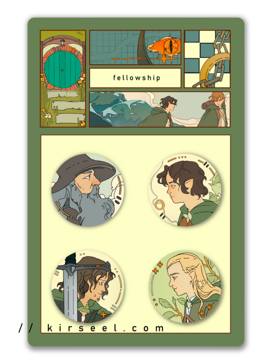 [Pre-Order] Fellowship Button Pack
