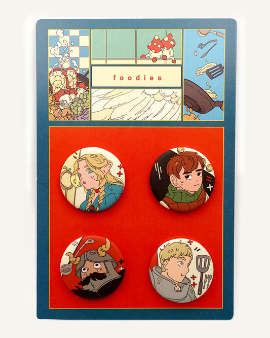 Foodies Button Pack
