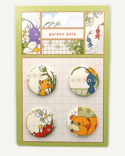 Garden Pals Button Pack