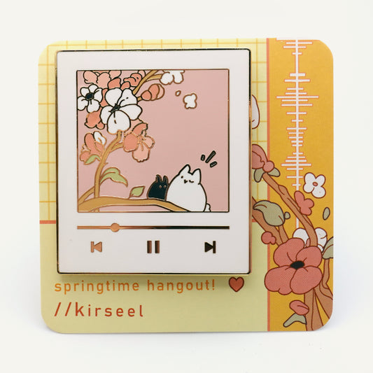Springtime Hangout Enamel Pin